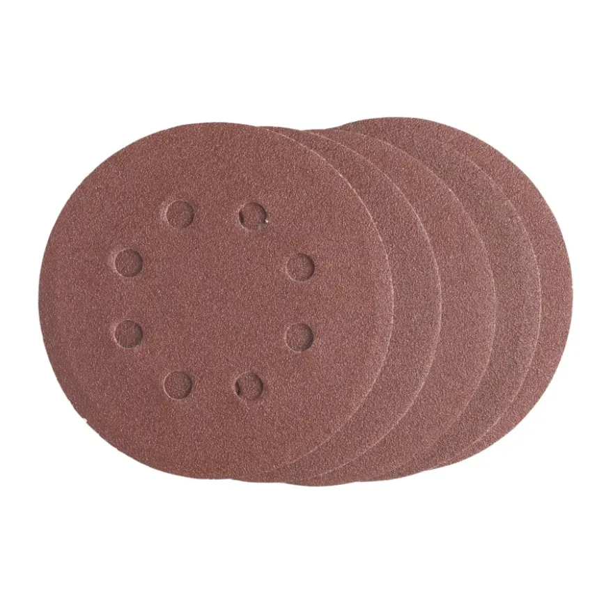 Irwin schuurschijf rond Ø125 mm zelfhechtend K80, 5 stuks