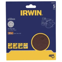 Irwin schuurschijf rond Ø125 mm zelfhechtend K400, 5 stuks