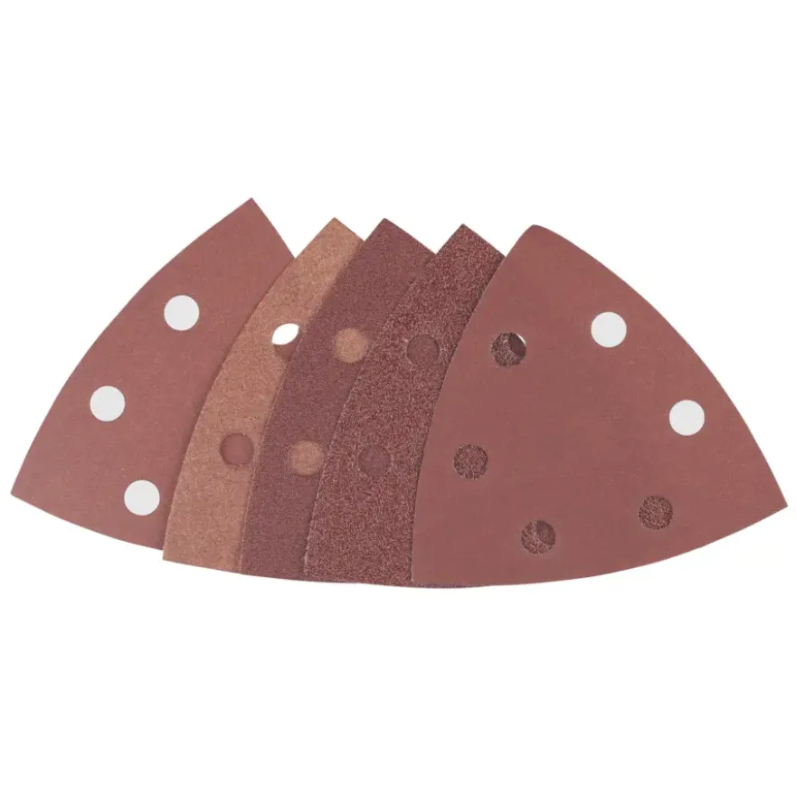 Irwin schuurvel driekhoek 95 x 95 mm zelfhechtend K60/K120/K180/K320, 20 stuks