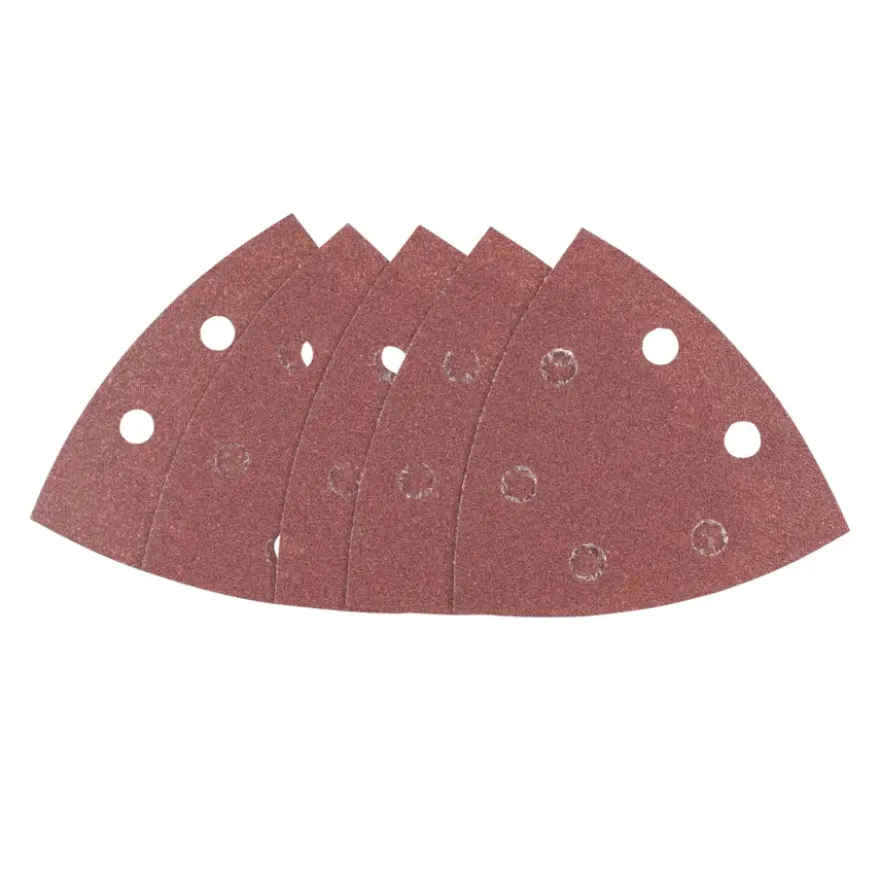 Irwin schuurvel driekhoek 95 x 95 mm zelfhechtend K120, 5 stuks