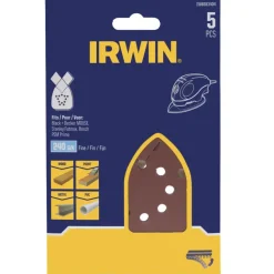Irwin schuurvel voor Bosch Primo en B+D Mouse zelfklevend K240, 5 stuks