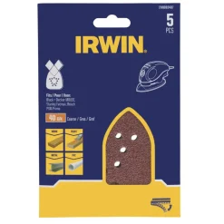 Irwin schuurvel voor Bosch Primo en B+D Mouse zelfklevend K40, 5 stuks