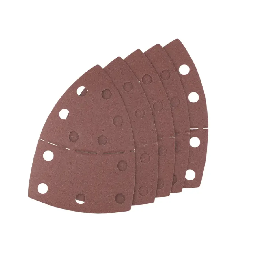 Irwin schuurvel voor multischuurmachines Bosch PSM, Skil, Lux, Metabo, zelfklevend K120, 5 stuks