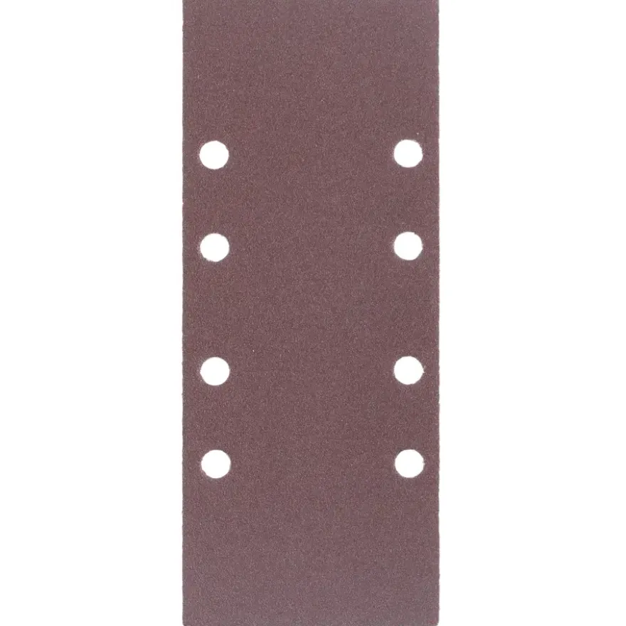 Irwin schuurvel 230 x 93 mm K40/K60/K100/K150/K220 voor klembevestiging, met perforatie voor Bosch, Skil, Gamma, Makita, Metabo, 5 stuks.