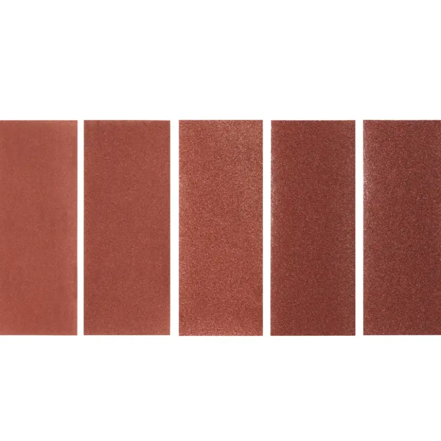 Irwin schuurvel 230 x 93 mm K40/K60/K100/K150/K220 voor klembevestiging, zonder perforatie, 5 stuks.