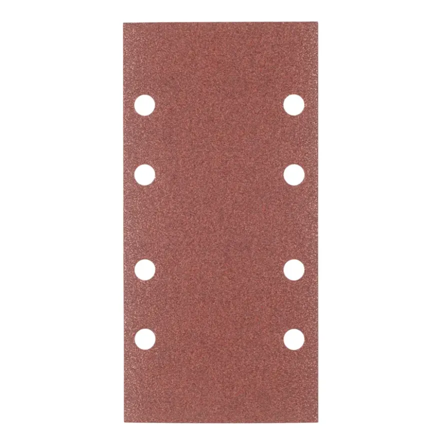 Irwin schuurvel 190 x 93 mm K80/K120/K240 zelfhechtend, met perforatie voor Bosch, Skil, Gamma, Makita, Metabo, 5 stuks.