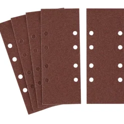 Irwin schuurvel 230 x 93 mm K60 voor klembevestiging, met perforatie voor Bosch, Skil, Gamma, Makita, Metabo, 5 stuks.