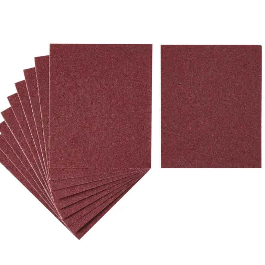 Irwin schuurvel 140 x 115 mm K100 voor klembevestiging, zonder perforatie, 10 stuks.