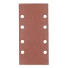 Irwin schuurvel 190 x 93 mm K80 zelfhechtend, met perforatie voor Bosch, Skil, Gamma, Makita, Metabo, 5 stuks.