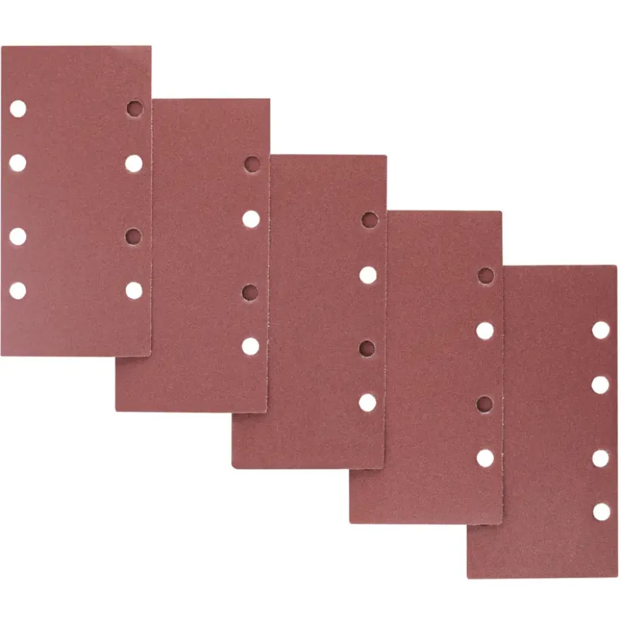 Irwin schuurvel 190 x 93 mm K120 zelfhechtend, met perforatie voor Bosch, Skil, Gamma, Makita, Metabo, 5 stuks.