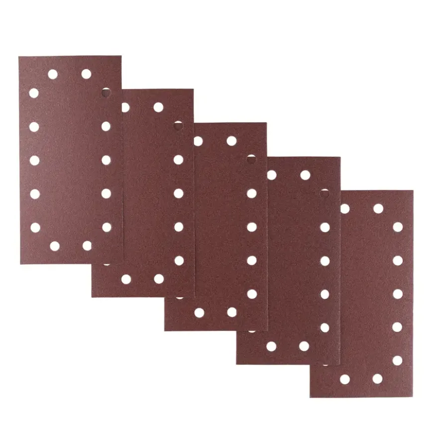 Irwin schuurvel 230 x 115 mm K60 zelfhechtend, met perforatie, 5 stuks.