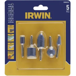 Irwin slijpsteenset mixed 5-delig met as Ø6 mm.