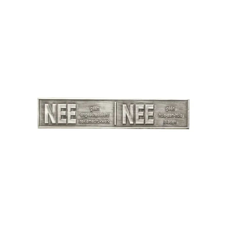 Ja/Nee Sticker Tin kleur