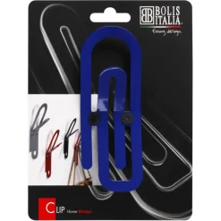 Jashaak enkel Paperclip blauw zamak