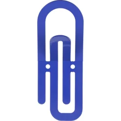 Jashaak enkel Paperclip blauw zamak