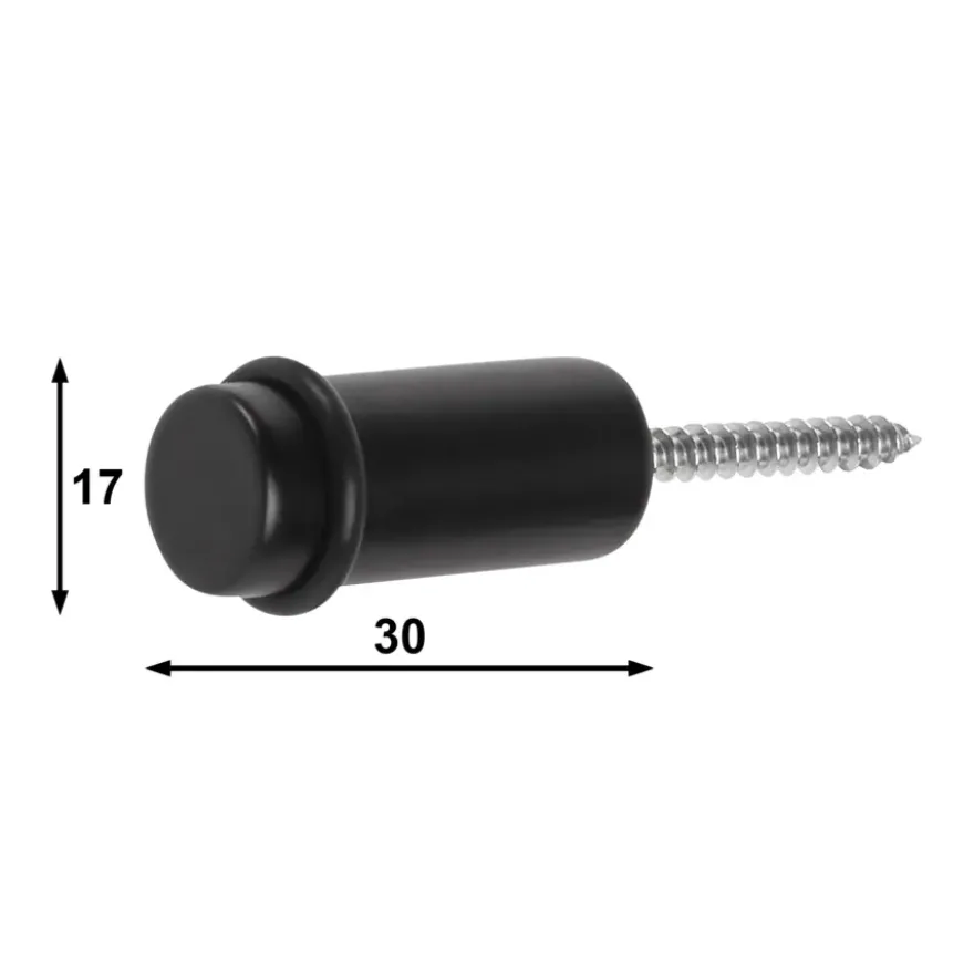 Jashaak enkel Spoel zwart Zamak 2 stuks
