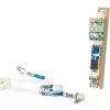 Jumbo kleurloze spanband met ratel en J-haken - wit - incl. hoekbeschermer en J-haken