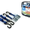 Jumbo (motor)spanbanden set met haken met klep en ratel - 2x2 stuks
