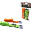 Jumbo spanbanden set 2-in-1 met D-sluiting incl. extra spanband met klemgesp