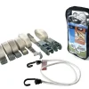 Jumbo spanbanden/snelbinders set - wit - 7 stuks