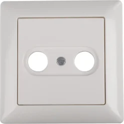 Jung AS500 Centraalplaat Radio/TV Wit