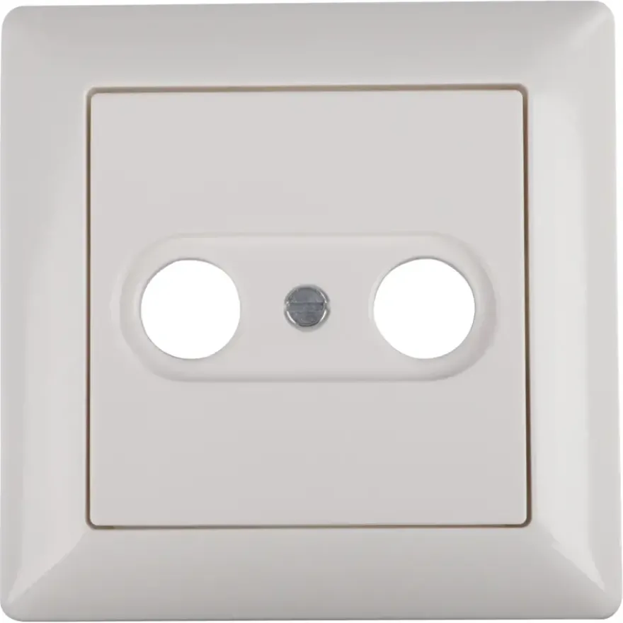 Jung AS500 Centraalplaat Radio/TV Wit