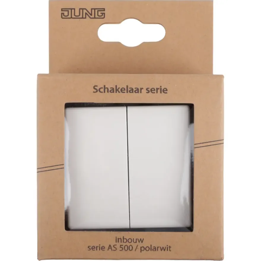 JUNG AS500 Serieschakelaar wit