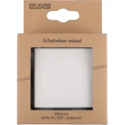 JUNG AS500 Wisselschakelaar wit