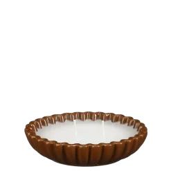 Kaars bruin - h3,5xd14,5cm