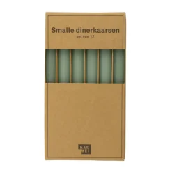 Kaars diner smal geel 17 cm - set van 2