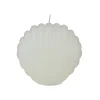 Kaars schelp wit 12,5 x 4,3 cm