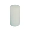Kaars stomp rustiek wit 13 x 6,8 cm