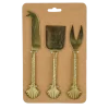 Kaasmesje goud 3 stuks - l21,5xb5cm