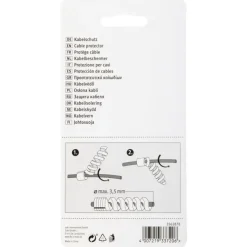 Kabelbeschermers 3 kleuren 9x42mm - 4 stuks