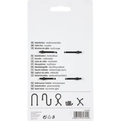 Kabelbinder fix-o-tie 2 kleuren 31cm lang 2 stuks