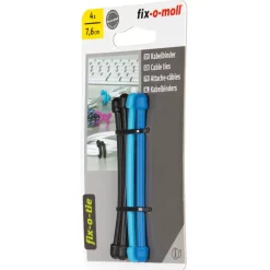 Kabelbinder fix-o-tie 3 kleuren 76mm - 4 stuks