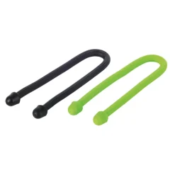 Kabelbinder Fix-o-tie zwart-groen 152mm - 2 stuks