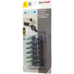 Kabelbinder spiraal 2 kleuren 90mm - 2 stuks