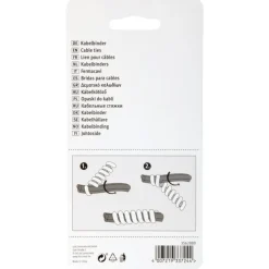 Kabelbinder spiraal 2 kleuren 100mm - 2 stuks