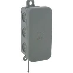 Kabeldoos met Doorsteektules Spatwaterdicht IP54 Grijs