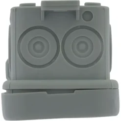 Kabeldoos met Doorsteektules Spatwaterdicht IP54 Grijs