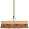 Kamerveger bezem kokos 40 cm met steel 150 cm