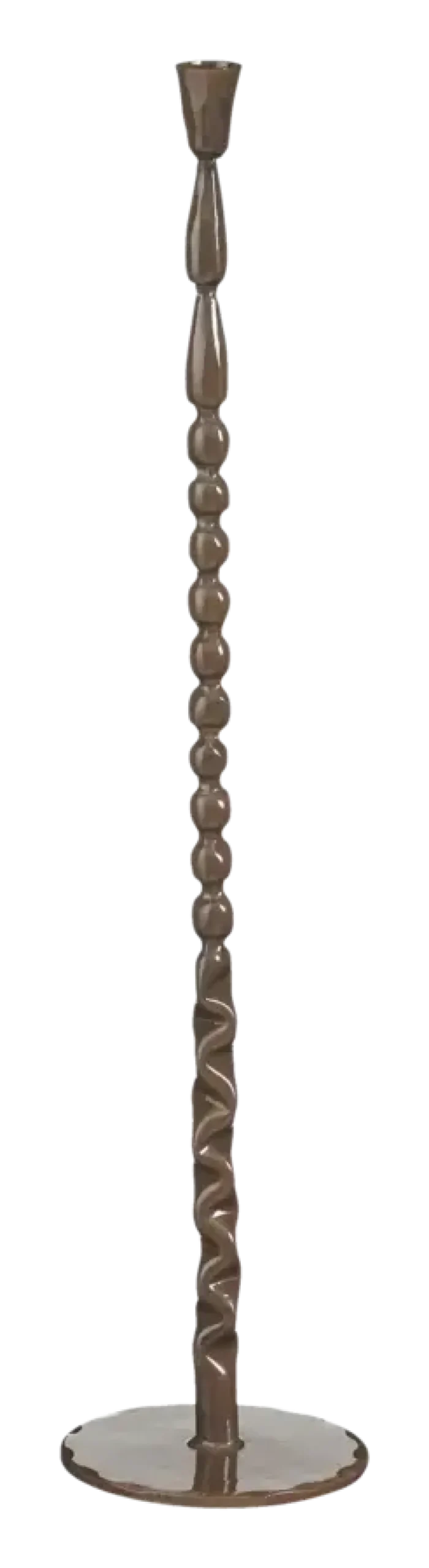 Kandelaar bruin - h63xd13,5cm