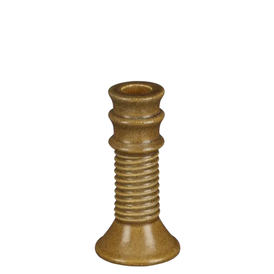 Kandelaar d.goud - h14xd7cm