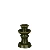 Kandelaar groen - h14,5xd9cm