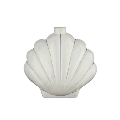 Kandelaar schelp blauw