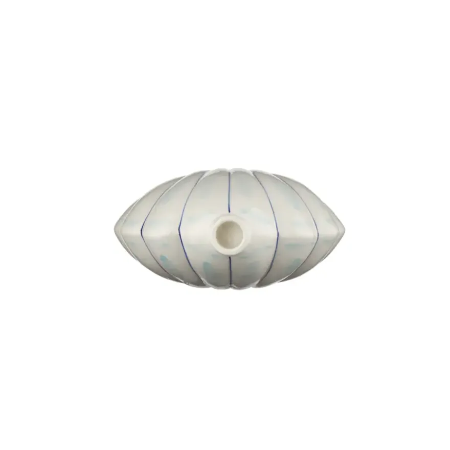 Kandelaar schelp blauw
