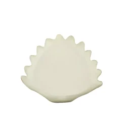 Kandelaar schelp keramiek blauw/rood