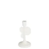 Kandelaar wit - h20xd10cm