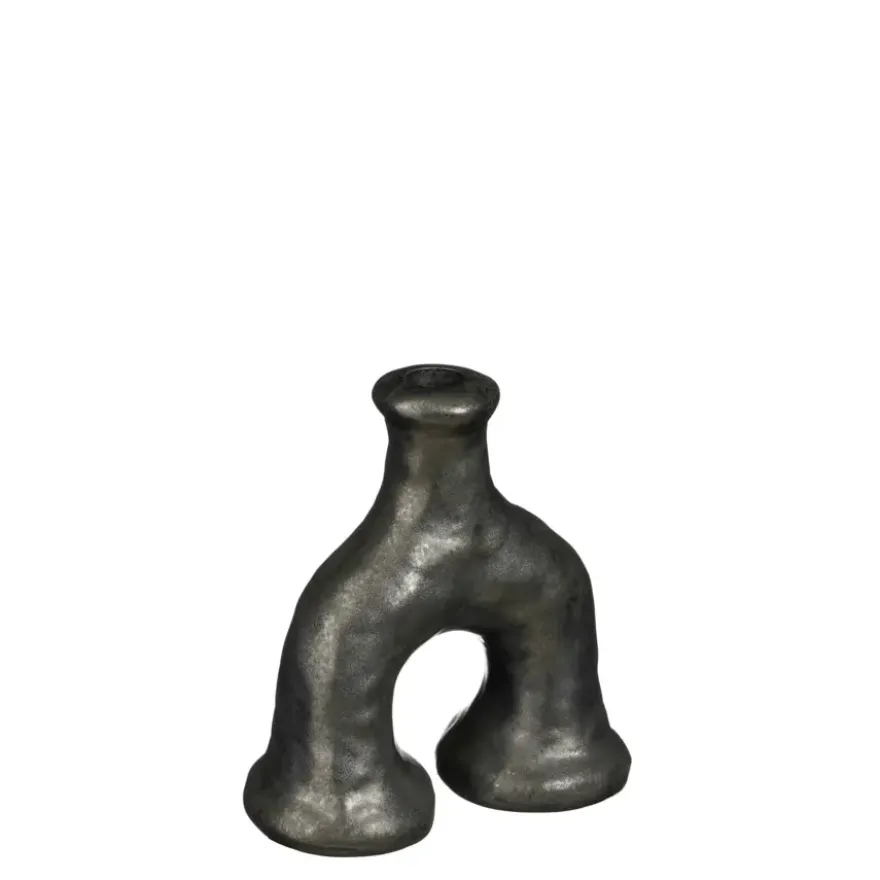 Kandelaar zwart - l16xb8xh17,5cm